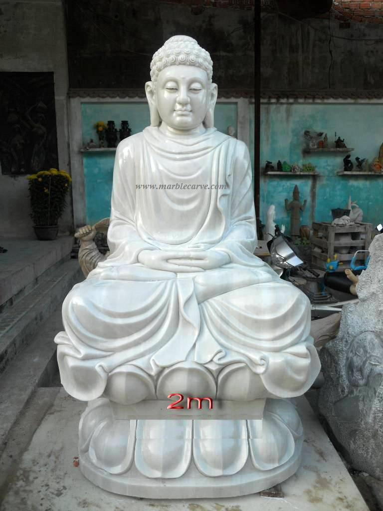 marble Buddha sculpture