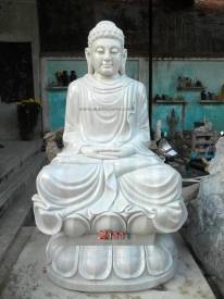 Marble Buddha Statue carving Sculpture Garden carving photo image