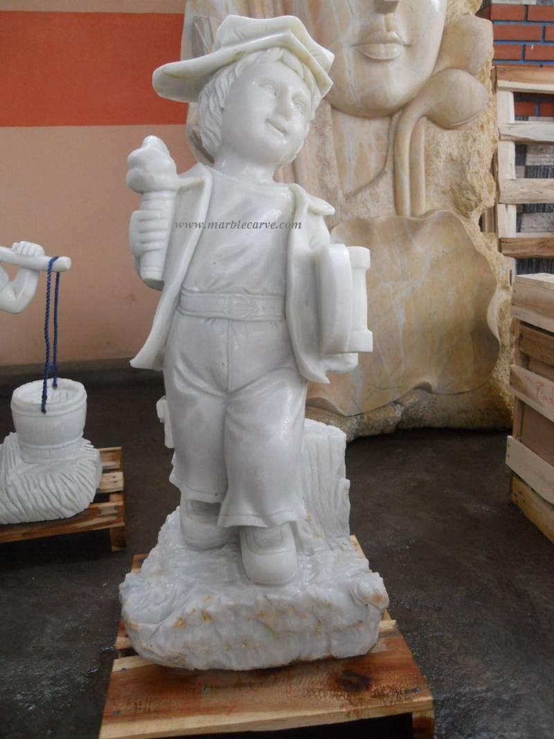 marble Child sculpture