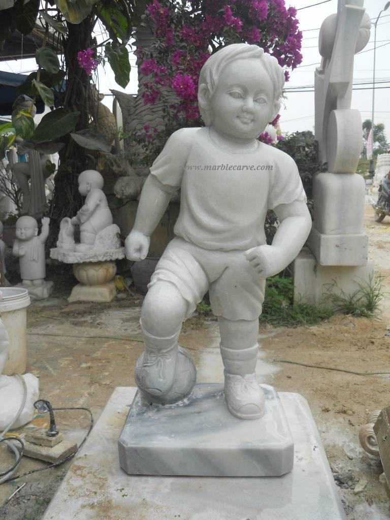 marble Child Statue sculpture