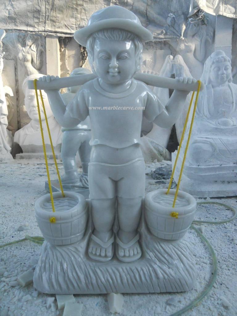 marble Child statue sculpture