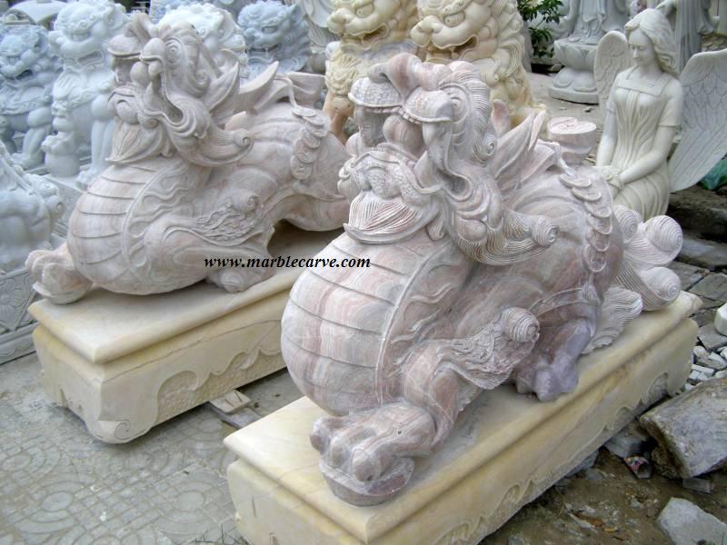 marble dragon sculpture