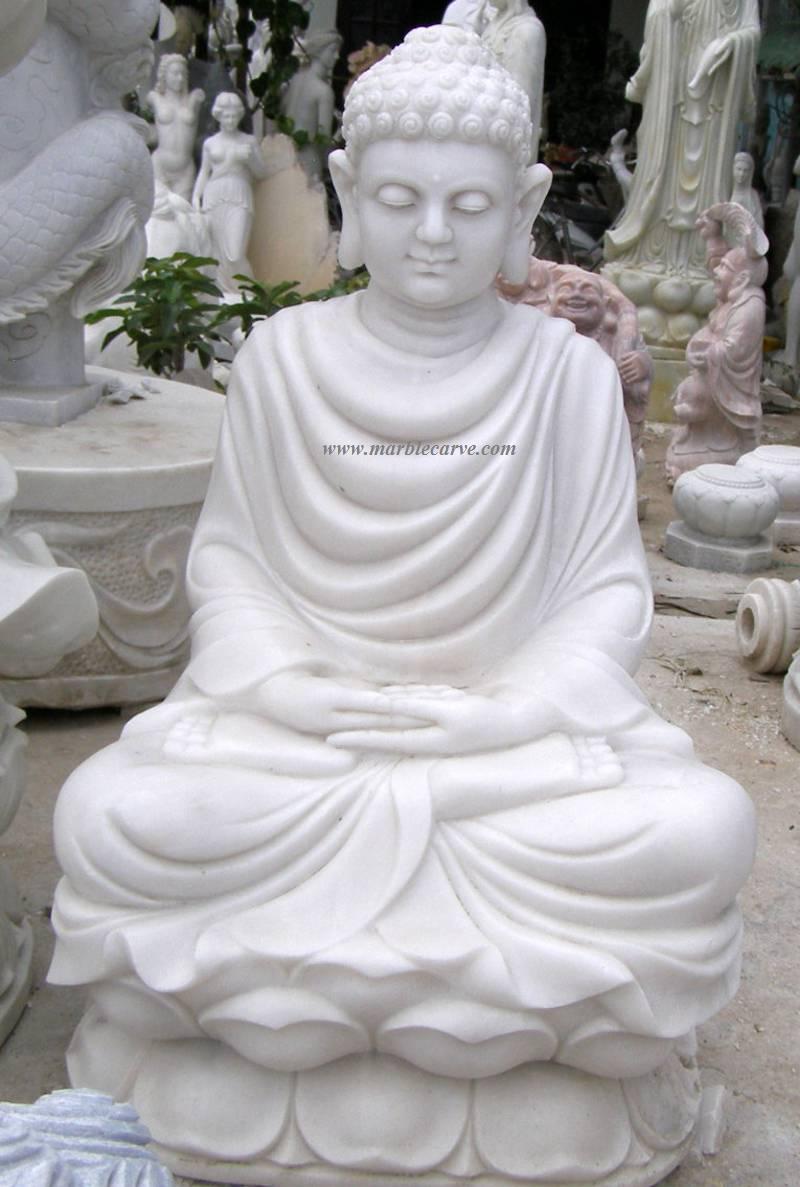 Buddha marble sculpture