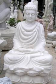 Marble Buddha Statue carving Sculpture Garden carving photo image