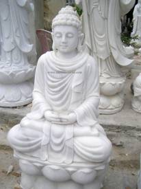 Marble Buddha Statue carving Sculpture Garden carving photo image