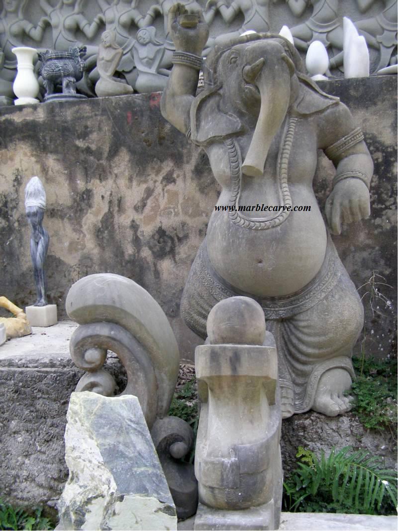 marble Ganesh sculpture