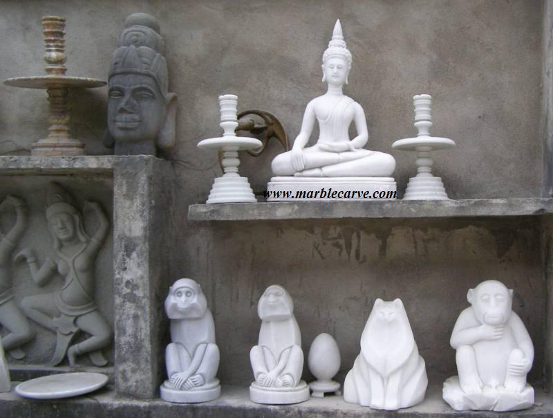 marble buddha sculpture