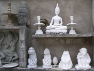 Marble Buddha Statue carving Sculpture Garden carving photo image