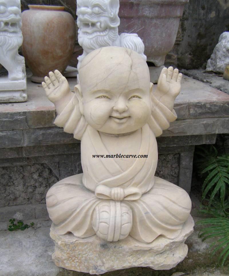 buddha marble statue sculpture